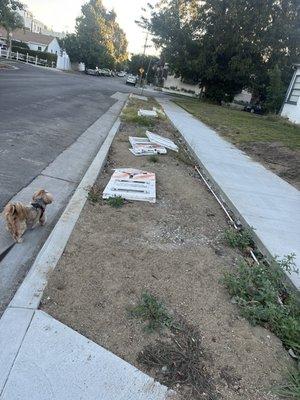 Unfinished work since last year.