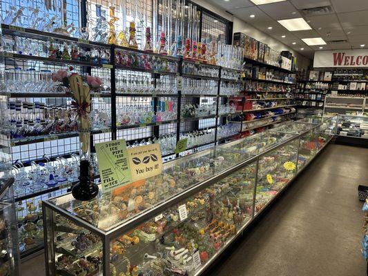 Huge selection of glass and glass accessories!