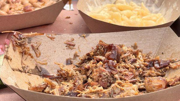 Pork ribs -- fall off the bone pork meat!! Brisket & Ribs Combo Tray