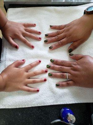 First ever , mommy/daughter manicure/pedicure