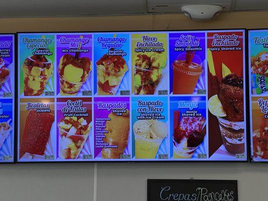 menu part 1/3 as of May 2025