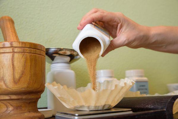 Christina can curate a custom herb formula to help you achieve your wellness goals