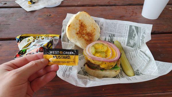 Tiny condiment packets...