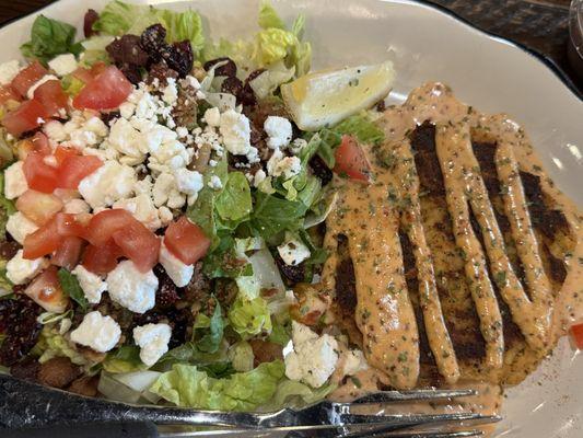 Crab cake & salad