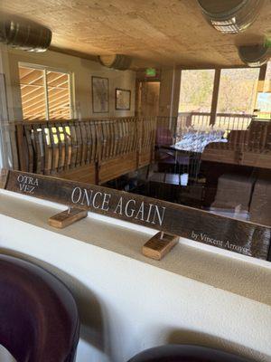 Warehouse space view from the tasting room