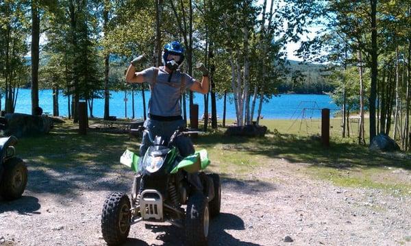 beautiful lake on the trail! i would recommend bringing swimming gear!