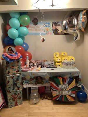 Myisha lady Decored for party's