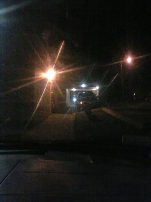 The walk to er entrance