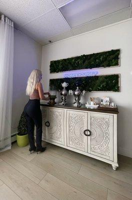 Five-star service, luxury accommodations, and delicious hot tea await those who visit the Wellness Spa.