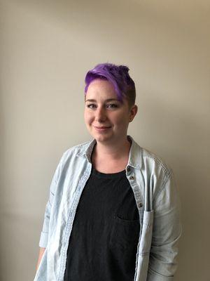 Fresh pixie cut and color