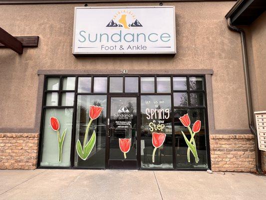 Come appreciate our new Spring store front!