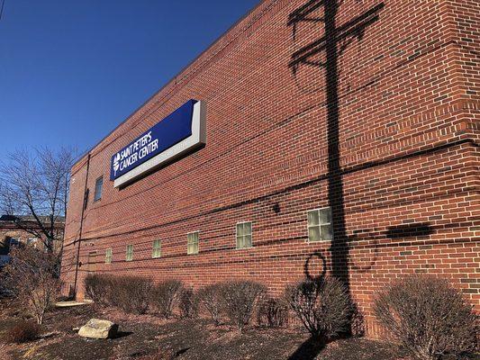 Side of building facing Easton Ave.