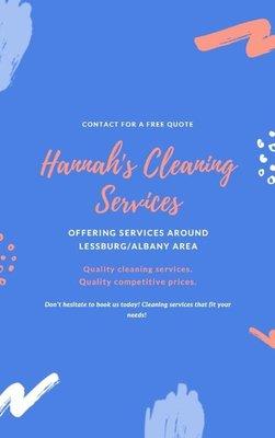 Hannah’s Cleaning Services