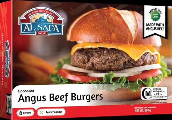 They're fully stocked with a wide range of frozen halal Al-Safa products, including these Angus Beef Burger Patties I picked up pretty cheap