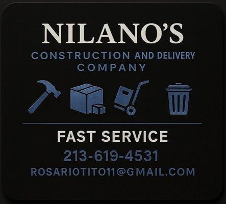 Nilano's Construction and Delivery Company