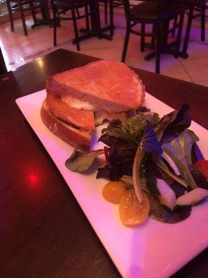 brie & cheddar grilled cheese