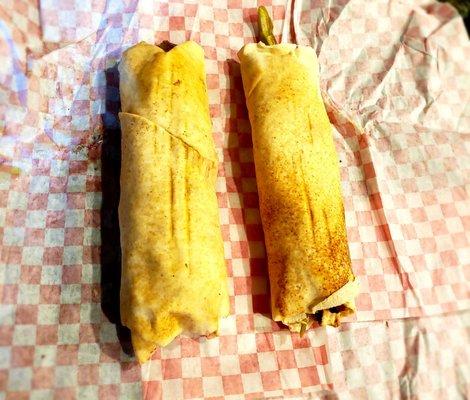 Beef and chicken shawarmas