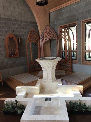 Baptismal font