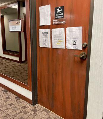 Be sure to call to check in and also bring your face mask.