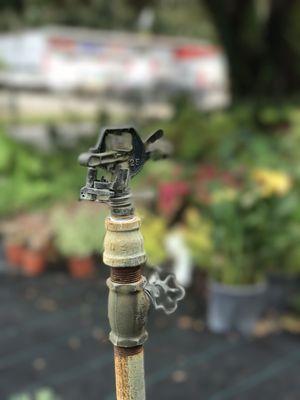 Love ole-timey pfft pfft pfft pfft sprinklers...