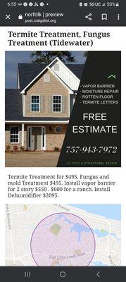 Virginia Pest and Structural Repair