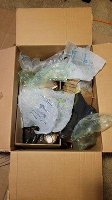 how it looked opening it