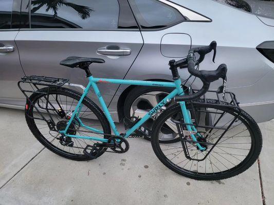 Surly Straggler that was heavily serviced and upgraded with love at NotBB.