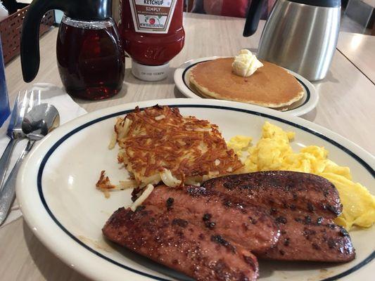 The Smokehouse combo, which has the better sausage patties, I'm my opinion.