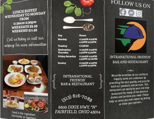 INTRANATIONAL FRIENDS’ BAR AND RESTAURANT