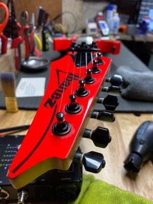 Vintage Ibanez RG in for a full setup