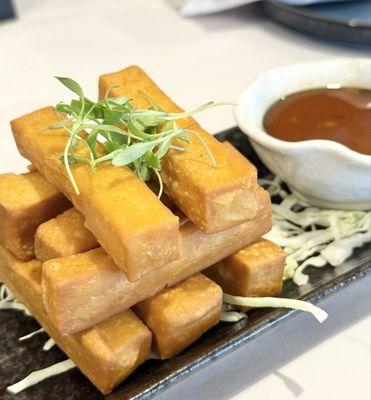 Fried yellow bean tofu (Shan tofu)