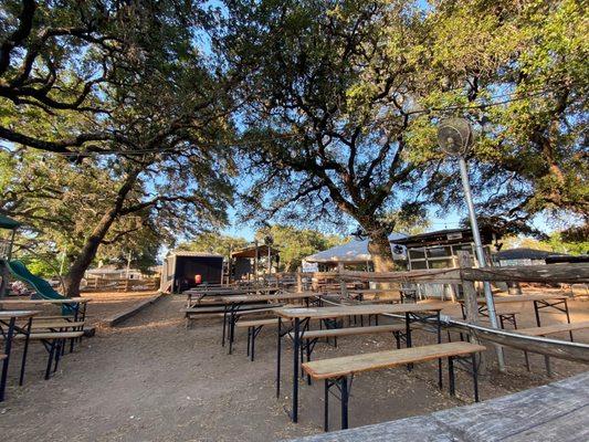 Place to sit and chat with your coffee.