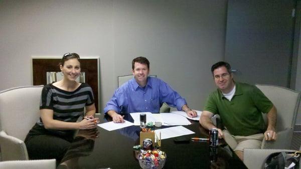 1st Closing in new office, June 1, 2012