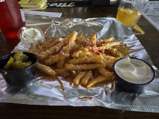 Loaded Fries on the Local-tizers. This was a fantastic shareable the hit the target for our hunger needs.