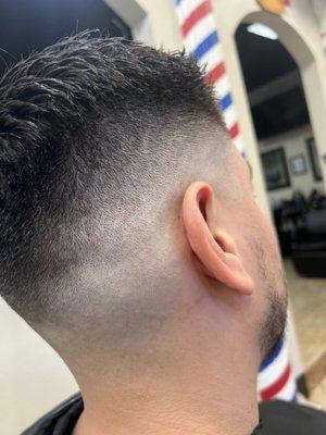 Medium skin fade