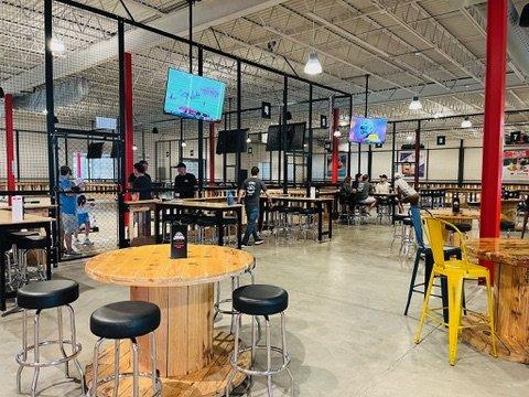 Plenty of seating and sports viewing opportunities.