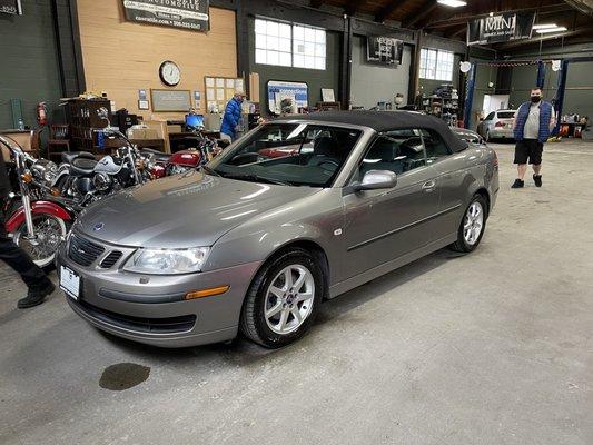 06 Saab 9-3 convertible!