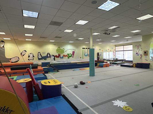 This is where they do their gymnastics.
