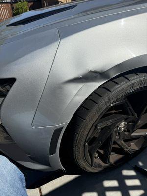 Chevrolet Camaro front fender repair