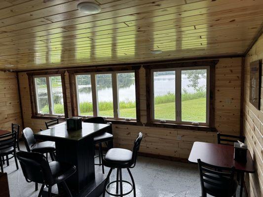 New room facing the lake