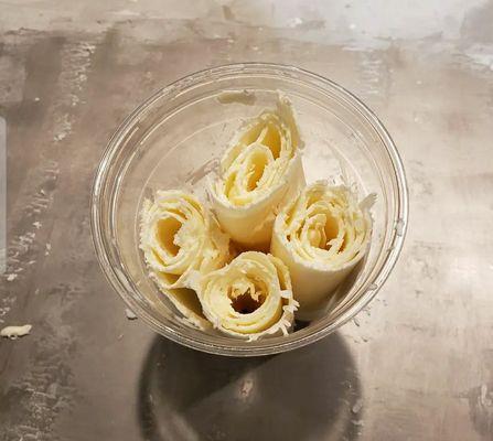 rolled ice cream