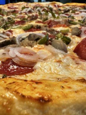 Pizza has a great taste