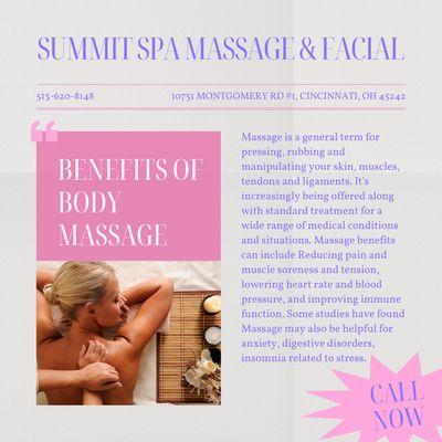 Summit Spa Massage & Facial
