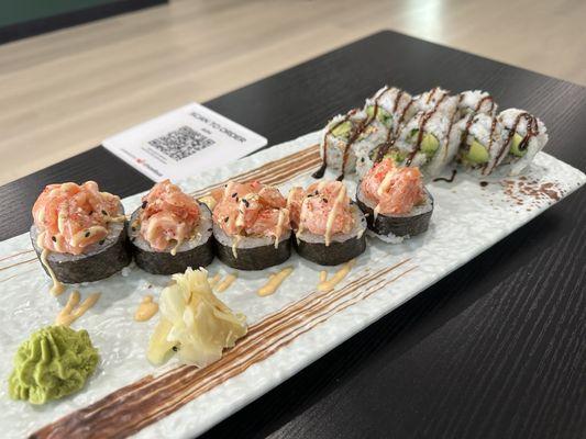 Seduction (Salmon) & Cobra Maki (eel)