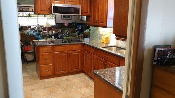 just one of our many custom built cherry kitchens