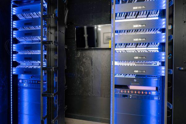 Network rack for a medium sized business.