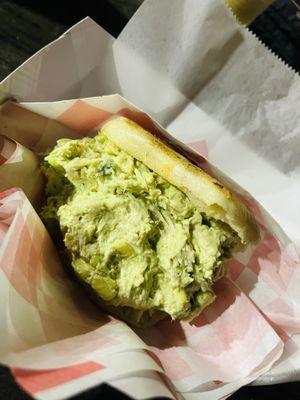 Reina Pepiada pulled chicken and avocado mix.