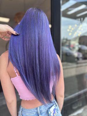 Lavender Hair Color by Drea @Drebehindthehair
