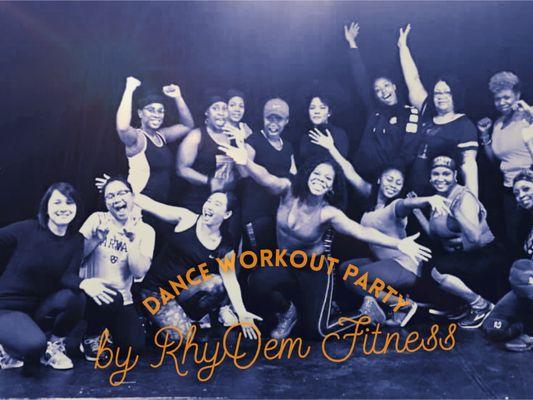 Participants from Saturday dance fitness class