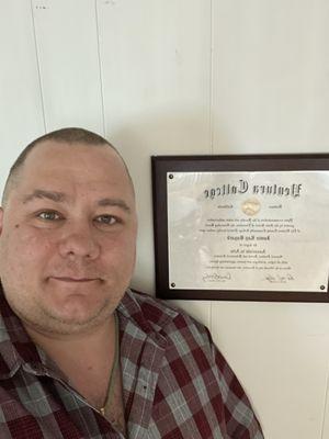 My A.A. With general studies in Social and Behavioral sciences.